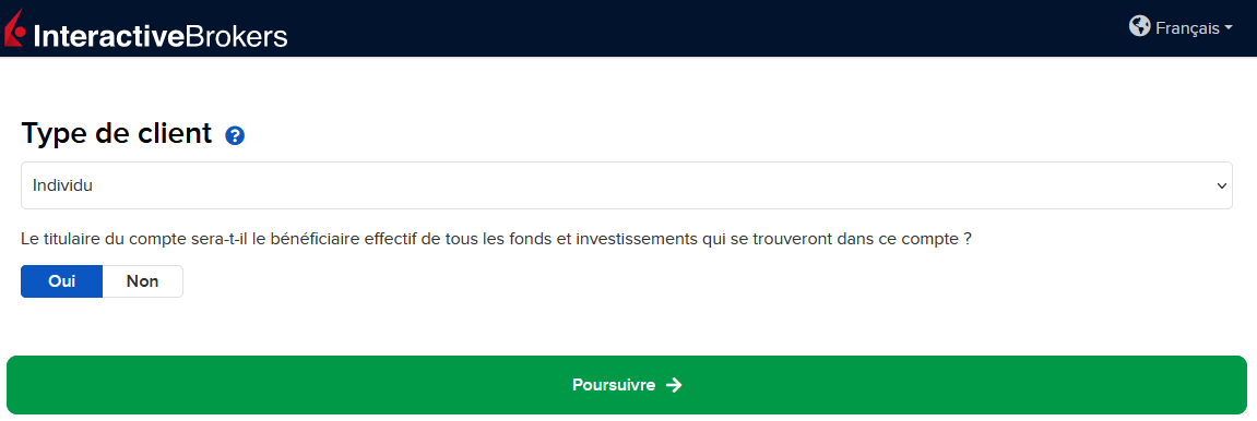 Type de client &eacute;tape 2
