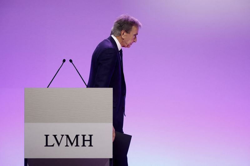 LVMH Falls on New Tariff Risks and Morgan Stanley's Downgrade