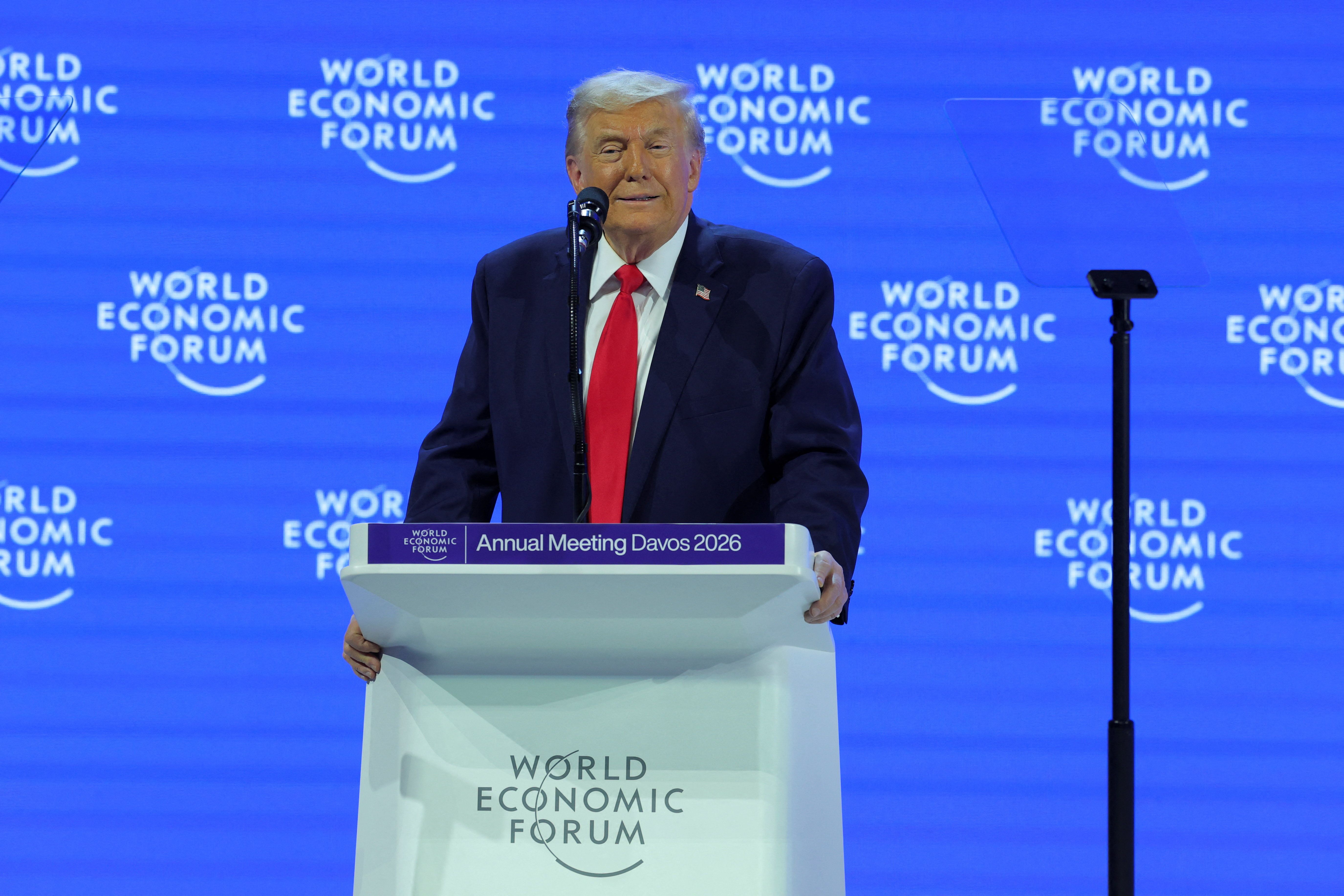  Donald Trump got what he asked for last year in Davos. Well, almost. 