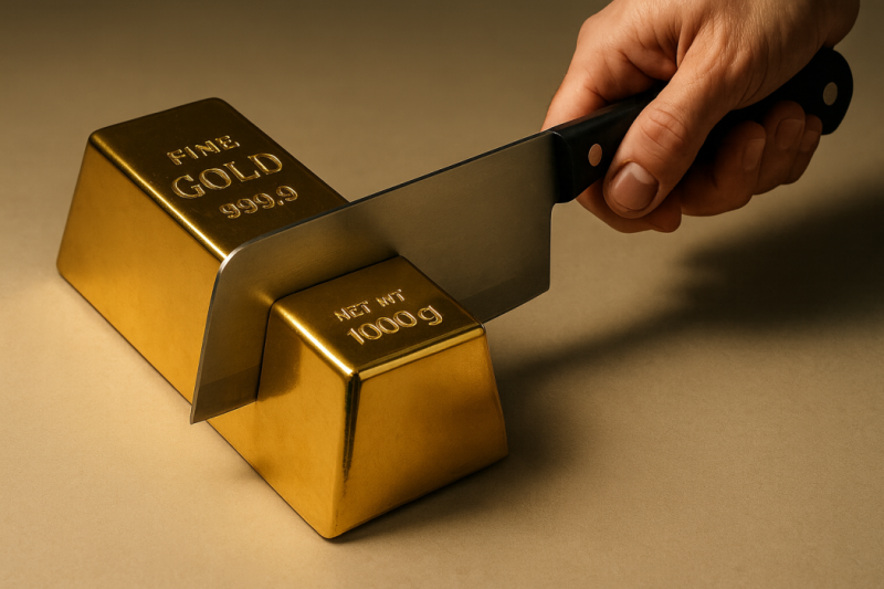 Gold, the first victim of overheating?