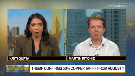 Trump impondrá un arancel del 50% a las importaciones de cobre a partir del 1 de agosto