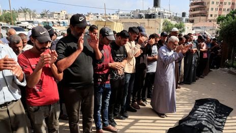 Israeli firing kills 41 people in Gaza, medics say