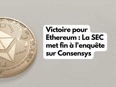Seger för Ethereum:  SEC avslutar utredningen av Consensys - Crypt On It